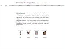 Tablet Screenshot of louiseblock.co.uk